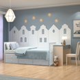 thumbnail image 3 of Costway Twin Captain's Bed Bunk Bed Alternative w/ Trundle & Drawers for Kids White, 3 of 10