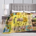 thumbnail image 5 of Golden Retriever Blanket Cute Dog Throw Yellow Animal Sunflower Print Plush Fleece Fuzzy Gift for Girls Boys Super Soft Warm Cozy Flannel Couch Bed Sofa 80''''x60'''', 5 of 5