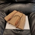 thumbnail image 5 of Kukuzhu Straw Beach Bag, Summer Straw Woven Tote Bag Beach Purse Weaving Shoulder Handbags for Vacation, 5 of 7