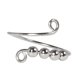 thumbnail image 1 of Anillo De Ansiedad Para Mujer Anillo De Dedo En Espiral De Una Sola Bobina Con Cuentas Que Giran Libremente Regalos De Pascua Guardurnaity AP006393-01, 1 of 6