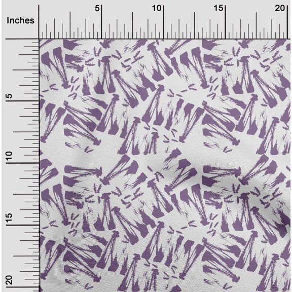 oneOone Cotton Flex Dusty Violet Fabric Texture Watercolor Sewing Fabric By The Yard Printed Diy Clothing Sewing Supplies 40 Inch Wide