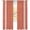 Burnt Orange, variant on Bohemia Sheer Curtains 63 Inches Long, Modern Minimalist Leaves Vertical Lines Linen Tan Light Filtering Window Curtains for Living Room, Rod Pocket Voile Sheer Curtain Drapes, 52"W x 63"L, 2 Panels