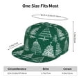 thumbnail image 6 of Uemuo Christmas Trees Pattern Women's Baseball Cap,Straight Brim Hat,Golf Dad Hat,Travel Hat,Sun Protection Cap,Everyday Accessory, 6 of 9