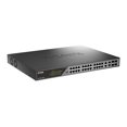 thumbnail image 3 of D-Link DSS 200G-28MPP - Switch - managed - 24 x 10/100/1000 (PoE) + 4 x combo SFP - Montable en Rack - PoE (518 W), 3 of 4