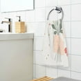 thumbnail image 3 of Yayeee 2 Pack Hand Towels for Bathroom 100% Cotton 16" x 28" Soft Absorbent Kitchen Towel, Gray Cute Flower, 3 of 7