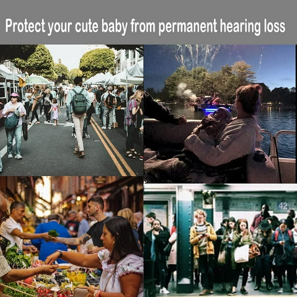 SHTKUYING Bébé Cache-oreilles Casque Anti Bruit Enfant protection