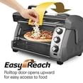 thumbnail image 3 of Hamilton Beach 31123D Easy Reach Toaster Oven Silver, 3 of 5