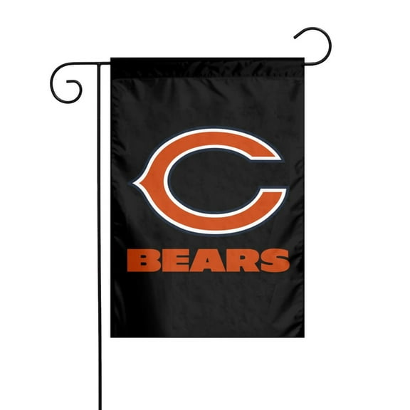 Ch_Icago B_Ears Garden Flag Yard Flags Vertical Double Sided Weatherproof Flag Garden Decor For Home Outdoor Porch Patio Farmhouse Lawn 12"X18"