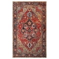 thumbnail image 1 of JML Area Rug 5'x7' Retro Accent Non-Slip Indoor Carpet Yellow & Red Floral Foldable Rugs for Living Room Bedroom Office Home Decor, 1 of 5