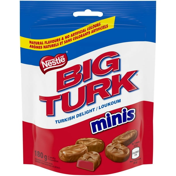 Friandises Bouchées en sac Big Turk de Nestlé 180 g