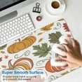 thumbnail image 4 of Thanksgiving Day Large Gaming Mouse Pad Extended Fall Pumpkin Sunflower Mousepad Gaming with Stitched Edges, Washable, Non Slip Water Resist Keyboard Pad for Gamer, Office & Home, 31.5 X 11.8 in, 4 of 7