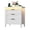 White-3, variant on ExpanseEcho Dresser Chest of Drawers with Charging Station & LED Lights, 3-Drawer Bedroom