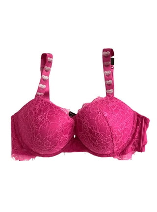 NWT VICTORIA'S SECRET VERY SEXY STRAPLESS BRA 34A PINK CRYSTALS