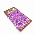 thumbnail image 6 of Hmgxay 2" Christmas Tree Ornaments, 12pc Mini Bow Decorations for Holiday Cheer, Small Hanging Christmas Bows for Festive Decor, Cute Decorative Christmas Accessories for Home and Gifts(Purple), 6 of 7