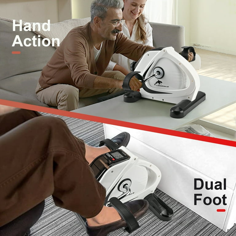 Lewhale Portable Under Desk Exercise Bike, Sitting Floor Machine