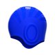 thumbnail image 2 of Sombrero de natación de silicona para el cabello largo, protección para los oídos, sombrero de natación para mujeres y hombres, mantiene el cabello se Azul Baoblaze Equipo de natación, 2 of 8