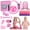 pink, variant on Pilates Kit for Home Workouts – Pilates Equipment Set with Ring, Ball, Resistance Bands, Pilates Accessories, Pilates Essentials Kit for Women, Pilates Sets for Home Exercise