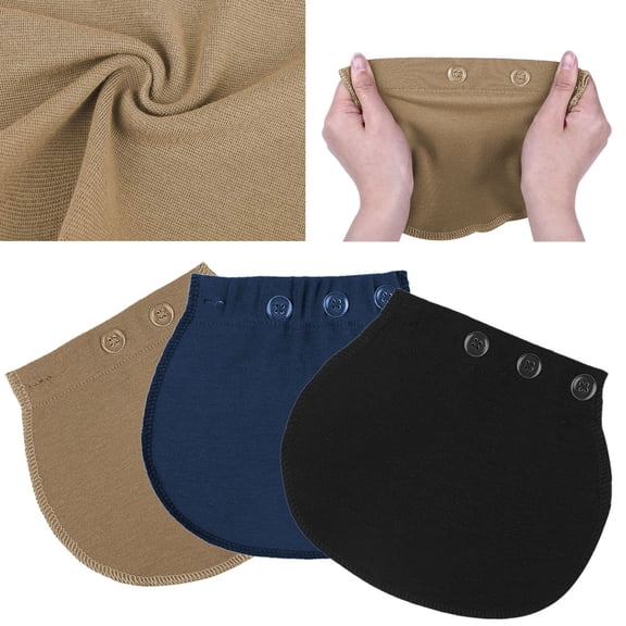 Raindrops 3pcs Jeans Waist Extender Cotton Adjustable Design for Pregnant Women Daily Use