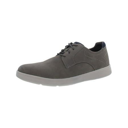 

Rockport Mens Caldwell Plaintoe Leather Lace Up Oxfords Gray 13 Medium (D)