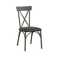 thumbnail image 2 of ACME Itzel Side Chair in Black PU & Sandy Gray, 2 of 2