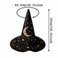 thumbnail image 2 of Textilo Women's High Witch Hat for Halloween Party Wizard Hat Cosplay Accessories for Halloween Adult Witch Hat,Accessories for Halloween Party Christmas Masquerade Carnivals, 2 of 4