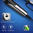 thumbnail image 3 of 3-in-1 Rechargeable Beard Trimmer for Men, Waterproof Electric Shaver Grooming Kit with Nose Hair Trimmer, Professional Hair Clippers for Mustache Body Facial Care, 3 of 8