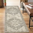 thumbnail image 3 of BERTHMEER 2'x6' Gray Runner Rugs for Hallway Kitchen Entryway Washable Vintage Runner Rugs Non-slip, 3 of 4