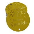 thumbnail image 1 of Inkdotpot Gold Foil Paper Hang Tags Let Love Sparkle Wedding Favor Tags 50 Pieces, 1 of 1