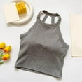 thumbnail image 5 of DuoJiaJ Shelf Bra Camisoles Adjustable Spaghetti Strap Tank Tops Basic Layer Seamless Workout Tank Tops for Women, 5 of 5