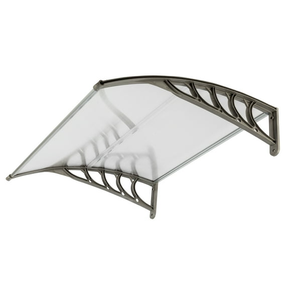 Kadyn 40"x 30" Patio Awning, Door Awning for house decoration, Outdoor Awning for Front Outdoor, Gray
