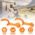 thumbnail image 3 of 2Pcs RV Sewer Fitting Wrench Set General RV Sewer Hose Wrench Sturdy Plastic RV Sewer Hose Connection Wrench Multi-purpose RV Sewer Hose Wrench for 3inch and 4inch Sewer Covers, 3 of 10
