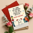 thumbnail image 2 of Tarjeta de felicitación Podagree Romantic Christmas Love, 5.3 x 8 pulgadas, 2 of 7