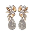 thumbnail image 4 of Luxury Vintage Crystal Water Drop Dangle Earrings For Women--56673-AB|Model code4306 56673-AB, 4 of 4