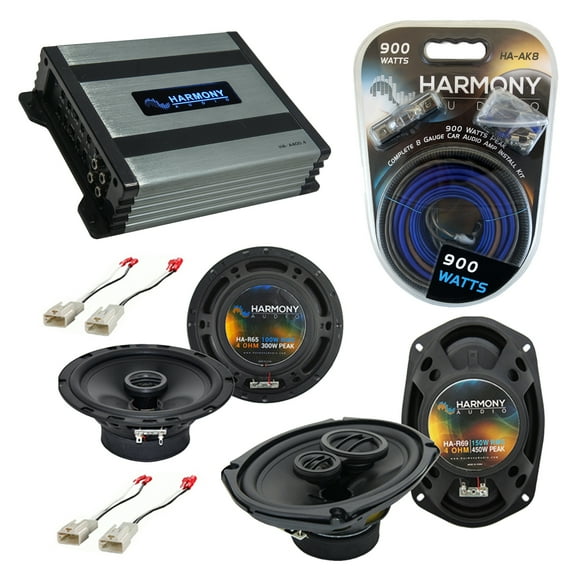 Toyota Camry Solara 1999-2003 OEM Speaker Upgrade Harmony Speakers HA-A400.4 Amp