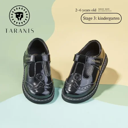 

Unisex Loafers Princess Party Dress Flats School Uniform Performance Oxford Leather Shoes For Boys Girls