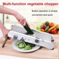 thumbnail image 2 of EIMELI New Mandoline Slicer Manual Vegetable Cutter Professional Grater with Adjustable Blades, 2 of 6