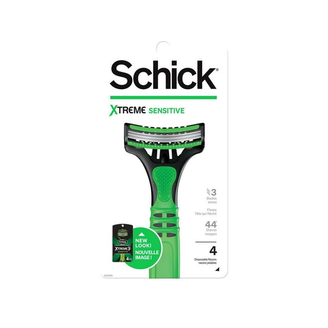 Schick Xtreme 3 Mens Sensitive Skin Disposable Razor