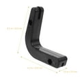 thumbnail image 2 of HIAKDOFT Barbell Storage Rack 4Pcs Lightweight Design for Home Gym Prevent Rolling, 2 of 5