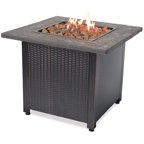 UniFlame LP Gas Slate Finish Fire Pit Table - Walmart.com