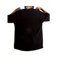 thumbnail image 2 of [Faith Inspired T-Shirt] Soft Cotton Men's 'for Man of God' Black T-Shirt - Breathable & Durable, Faith-Inspired Cross Print, Crew Neck, Short Sleeve, Casual Daily Wear, 2 of 5