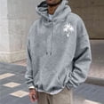 thumbnail image 1 of Sudadera con capucha para hombre, sudadera con capucha con letras estampadas, jersey de manga larga, sudadera con capucha para hombre, abrigo de poliéster, 1 of 4