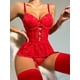 thumbnail image 5 of Mono de lencería sexy sin espalda con perspectiva de encaje moldeador de cuerpo de estilo europeo y americano, 5 of 6