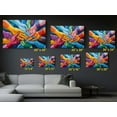 thumbnail image 6 of Colorful Unity Hands Art Canvas Print - Vibrant Connection Canvas - High-Quality Diversity Wall Decor - Handcrafted Inspirational Artwork - Gift for Social Awareness, 6 of 7