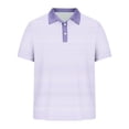 thumbnail image 4 of JAJAHO Mens Striped Polo Shirts Quick Dry Summer Short Sleeve Lightweight Performance Polos For Men Outdoor Golf Wear Soft Tops, 4 of 4