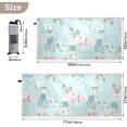 thumbnail image 4 of Small Flowers Blue Beach Towel 31" x 71", Quick Dry Bath Towel Super Absorbent Lightweight Travel Towel for Beach Yoga Swim Sport Camping Holiday, 4 of 7