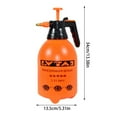 thumbnail image 2 of Hand Pump Sprayer Bottle with Adjustable Brass Nozzle, Handheld Garden Sprayer for Indoor and Outdoor Plants, Continuous Spray Bottle for Gardening, Cleaning, and Home Use 13.4x5.3IN, 2 of 7
