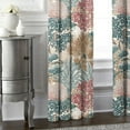 thumbnail image 3 of Marikka Teal Pinch Pleat Drapery Panel - Pair 40"x132", 3 of 5