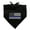Black, variant on Thin Blue Line American Flag Dog Pet Bandana - White