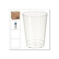 thumbnail image 3 of WNA Classic Crystal Plastic Tumblers, 10 oz, Clear, Fluted, Tall, 20/Pack, 12 Packs/Carton, 3 of 3