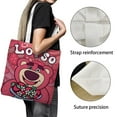 thumbnail image 3 of Gwen Spider Woman canvas Tote Bag handbag: Stylish and practical tote bag for women, ideal for everyday shopping. Reusable with an inner zipper, size is 13.8 x 15.8 inches (35x40cm)., 3 of 6